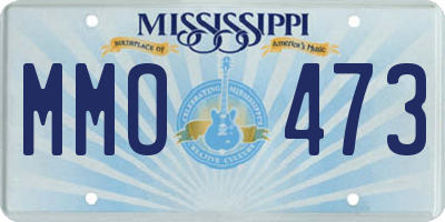 MS license plate MMO473