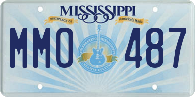 MS license plate MMO487