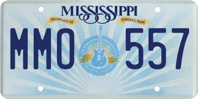 MS license plate MMO557