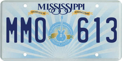 MS license plate MMO613