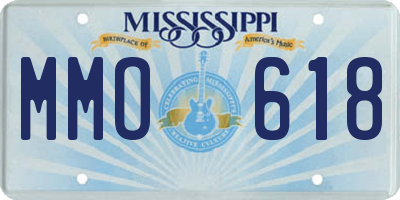 MS license plate MMO618