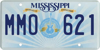 MS license plate MMO621