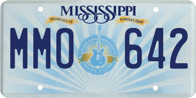 MS license plate MMO642