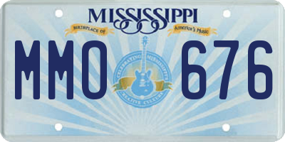 MS license plate MMO676