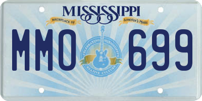 MS license plate MMO699