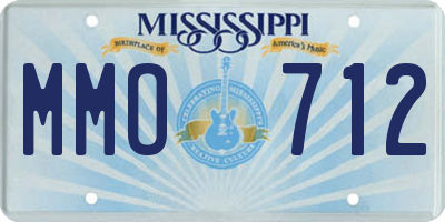 MS license plate MMO712