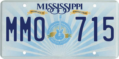 MS license plate MMO715