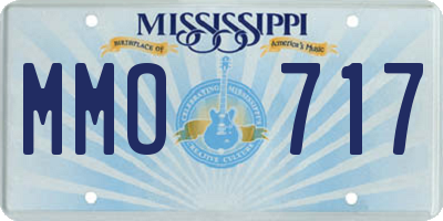 MS license plate MMO717