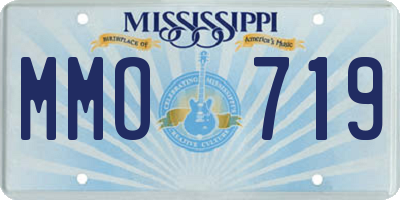 MS license plate MMO719
