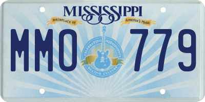 MS license plate MMO779