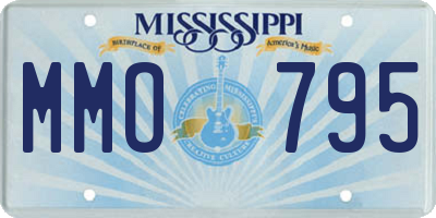 MS license plate MMO795