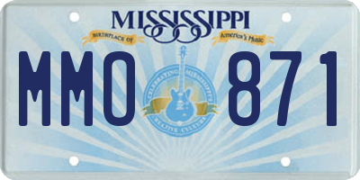 MS license plate MMO871