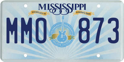 MS license plate MMO873