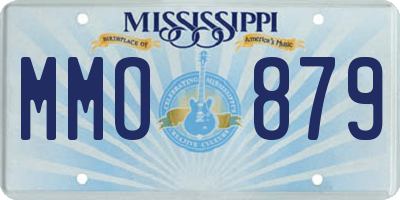 MS license plate MMO879