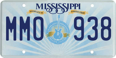 MS license plate MMO938