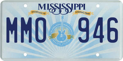 MS license plate MMO946