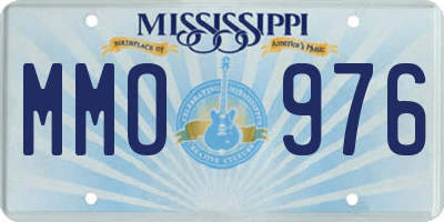 MS license plate MMO976