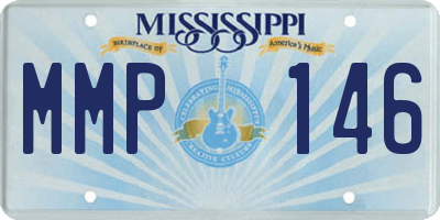 MS license plate MMP146