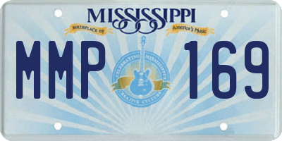 MS license plate MMP169