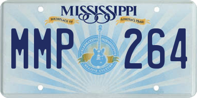 MS license plate MMP264