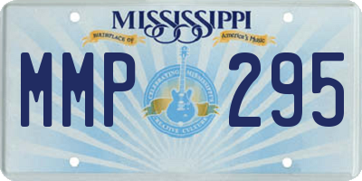 MS license plate MMP295