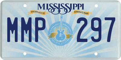 MS license plate MMP297