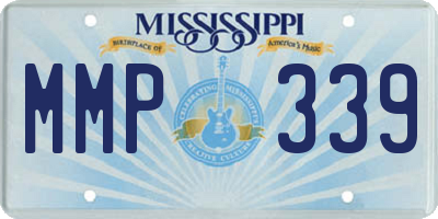 MS license plate MMP339