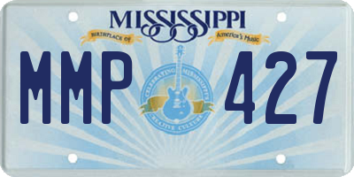 MS license plate MMP427