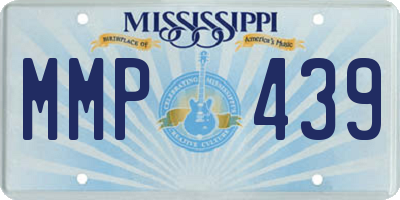 MS license plate MMP439