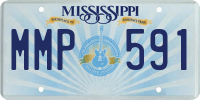MS license plate MMP591