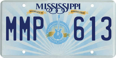 MS license plate MMP613