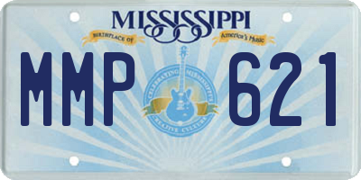 MS license plate MMP621