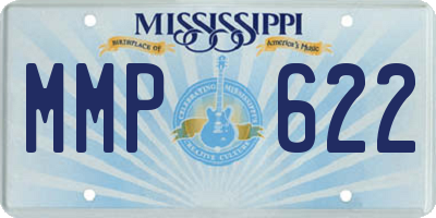 MS license plate MMP622