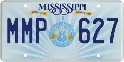 MS license plate MMP627
