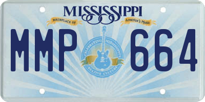 MS license plate MMP664
