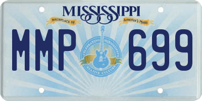 MS license plate MMP699
