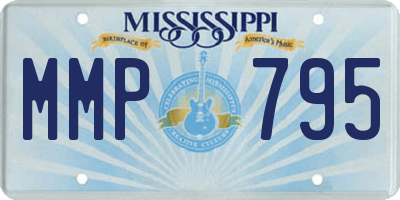 MS license plate MMP795
