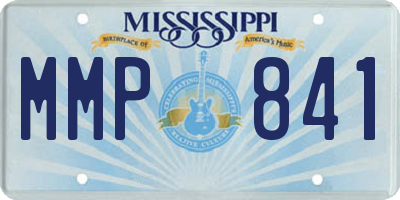 MS license plate MMP841