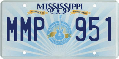 MS license plate MMP951