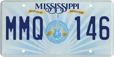MS license plate MMQ146
