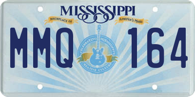 MS license plate MMQ164