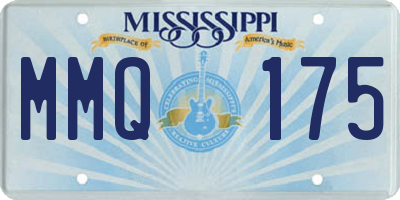 MS license plate MMQ175