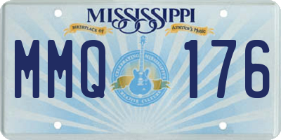 MS license plate MMQ176