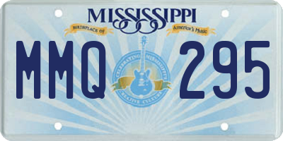 MS license plate MMQ295