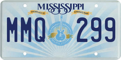 MS license plate MMQ299
