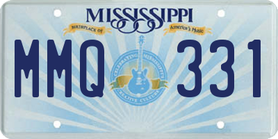 MS license plate MMQ331