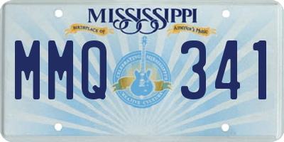 MS license plate MMQ341
