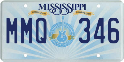 MS license plate MMQ346