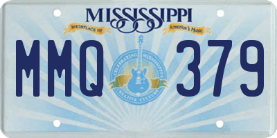 MS license plate MMQ379