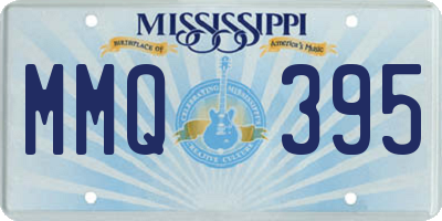 MS license plate MMQ395